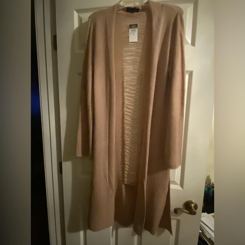 Rue 21 Long Duster With Sliced Back.
